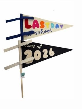 Target Last Day of School & Class of 2026 Felt Pennant Set